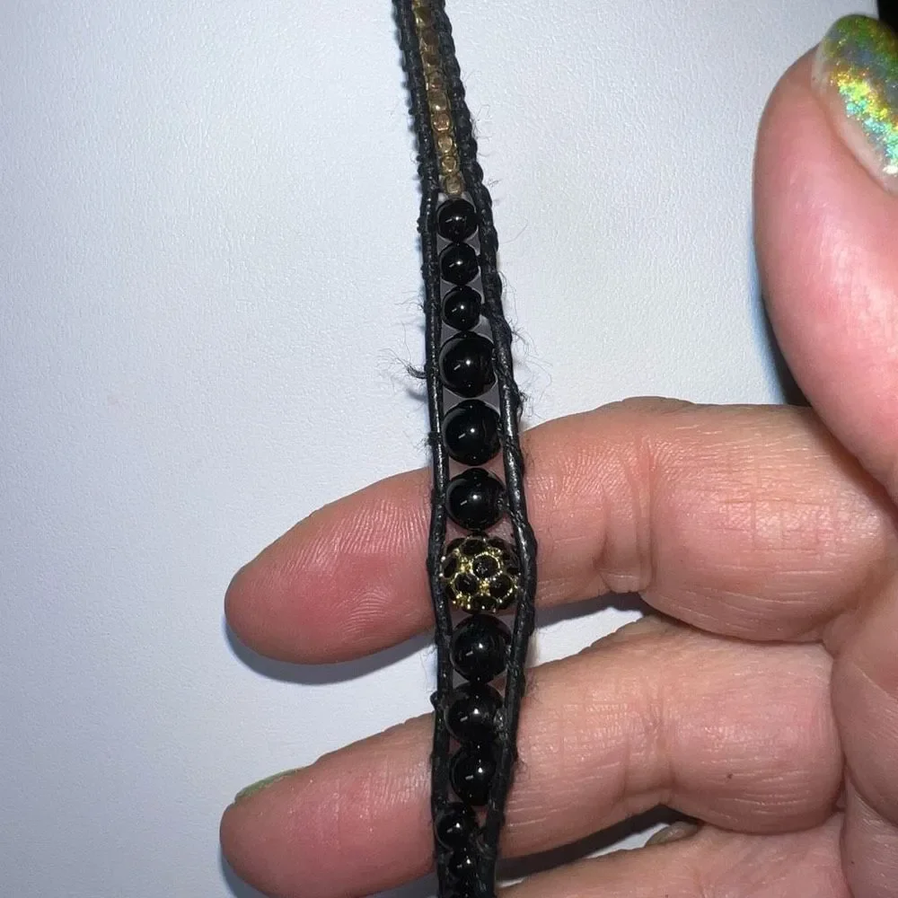 Bindy USA Corded Beaded Wrap Bracelet